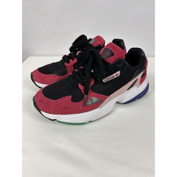 Adidas Sneakers Black Bright Suede 8 Chunky Gorpcore Y2K - Picture 3 of 11